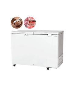 Freezer Horizontal 2 Tampas Fricon Dupla A&ccedil;&atilde;o 411 Litros HCED411 Branco - 110V