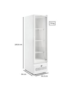 Freezer Vertical Fricon 1 Porta Tripla Ação 284 Litros VCET284V Branco - 110V