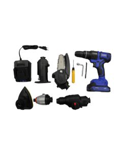 Kit 6 em 1 Brushless Multifuncional com Maleta Hulter