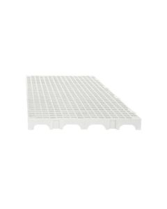 Kit 6un Estrado para Câmara Frigorífica Reforçado Croplastic 50x25x2,5cm Branco
