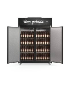 Mini Câmara de Bebidas Gelopar 1421 Litros 2 Portas GMCB-2P Preto - 220V Mini Câmara de Bebidas Gelopar 1421 Litros 2 Portas GMCB-2P Preto - 220V