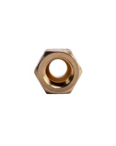 Porca de latão 1/4 Sae Hulter HT2POR14P
