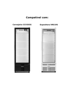 Prateleira Grade Suspensa Imbera VRS19S/CCV355S Branca