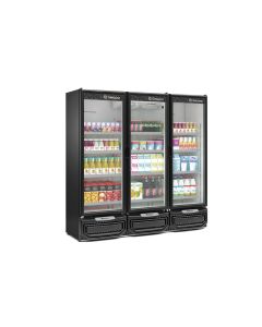 Refrigerador Vertical 1468 Litros 3 Portas Gelopar GCVR-1450 Preto - 220V Refrigerador Vertical 1468 Litros 3 Portas Gelopar GCVR-1450 Preto - 220V