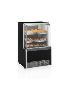 Vitrine Estufa Gelopar Aurora MEQA-075R Preta 75cm - 220V