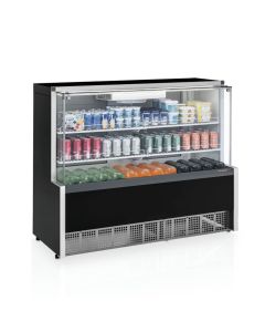 Vitrine Refrigeração Ar Forçado Gelopar Aurora GPFA-140R-PR 140cm - 220V