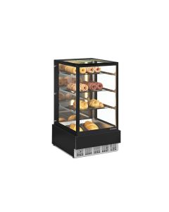 Vitrine Neutra Conveni&ecirc;ncia Gelopar MGEN-070 Preta