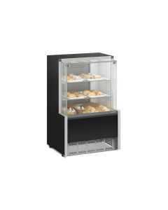 Vitrine Neutra Gelopar Aurora Preta 75cm MPNA-075R
