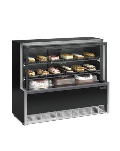 Vitrine Refrigerada Ar Forçado Gelopar Aurora 140cm GPFA-140A LB All Black - 220V
