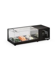 Vitrine Refrigerada de Bancada Gelopar GVRS-100PR Preta - 220V