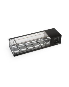 Vitrine Refrigerada de Bancada Gelopar GVRS-150PR Preta - 220V