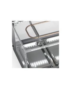 Vitrine Refrigerada de Bancada Gelopar GVRS-200PR Preta - 220V