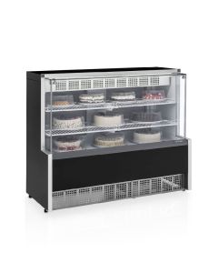 Vitrine Refrigerada Gelopar Dupla A&ccedil;&atilde;o Aurora GPEA-140 R Preto - 220V