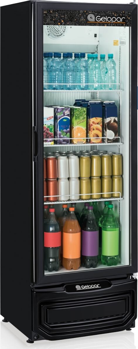 Expositor Refrigerado de Bebidas Gelopar 414 Litros Porta de Vidro GPTU-40PR - 220V