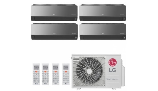 Ar Condicionado Multi Split Inverter LG Artcool 36000 BTUs 
(2x 9000 + 1x 12000 + 1x 7000) Quente Frio A5UW36GFA2 - 220V