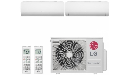 Ar Condicionado Multi Split Inverter LG 18000 BTUs 
(2x 9000) Quente Frio A2UW18GFA2 - 220V 