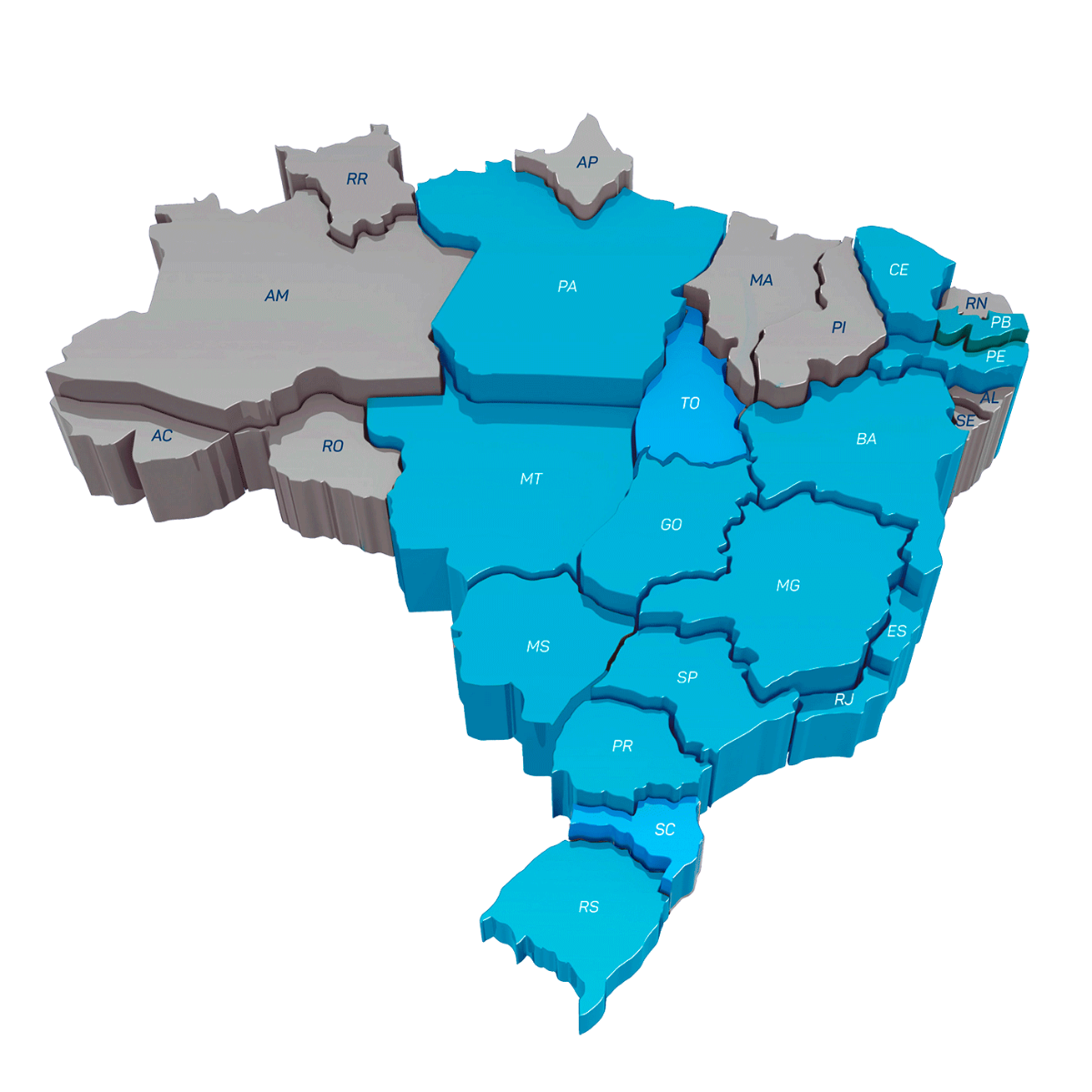 Mapa Nossas Lojas Dufrio