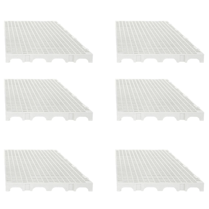 Produto kit-6un-estrado-para-camara-frigorifica-reforcado-croplastic-50x25x2-5cm-branco-1