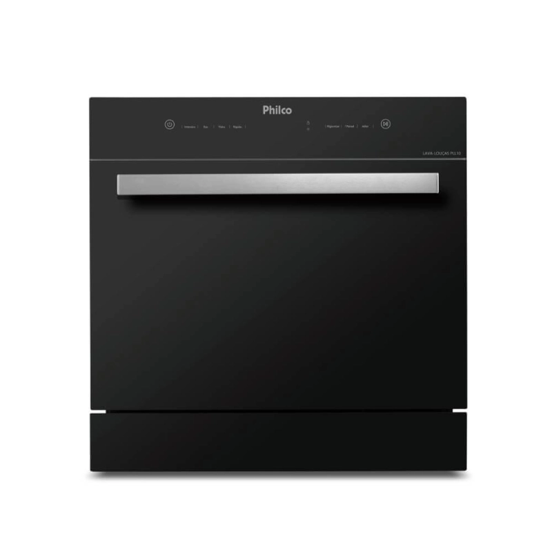 Produto lava-louça- philco-pll10-10-serviço- preto-espelhado-127v-1