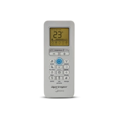 Produto ar-condicionado-split-inverter-springer-midea-airvolution-hi-wall-12000-btus-quente-frio-42maqt12s5-220v-controle-remoto-frente