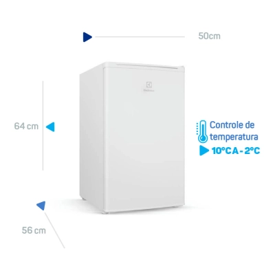 Produto frigobar electrolux 122 litros efficient em120 branco 220v