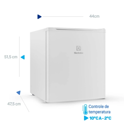 Produto frigobar electrolux 47 litros efficient em50 branco 110v